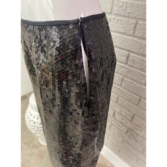I.N.C International Concepts Black Sequin Skirt Size 8 - Picture 5 of 7